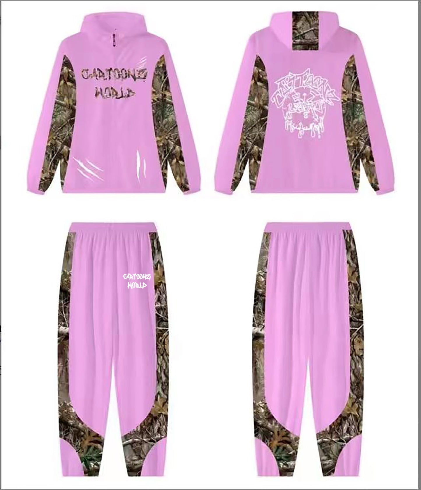 Pink Camo Tracksuit