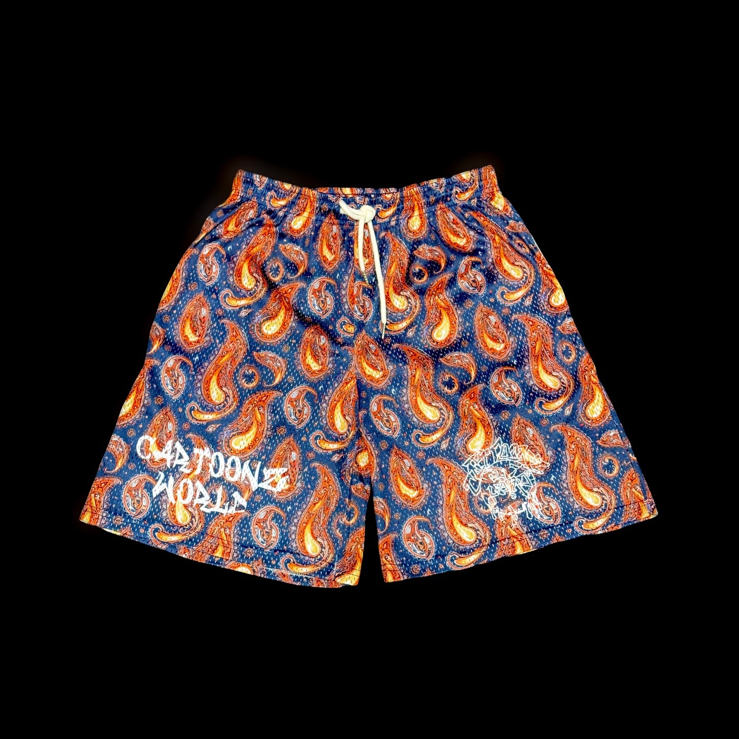 Emba Flame Paisley Shorts